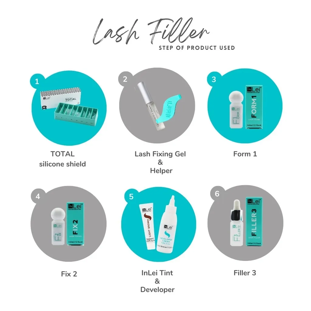 INLEI LASH LIFT FILLER "SACHETS" (NEW FACE) - Image 3