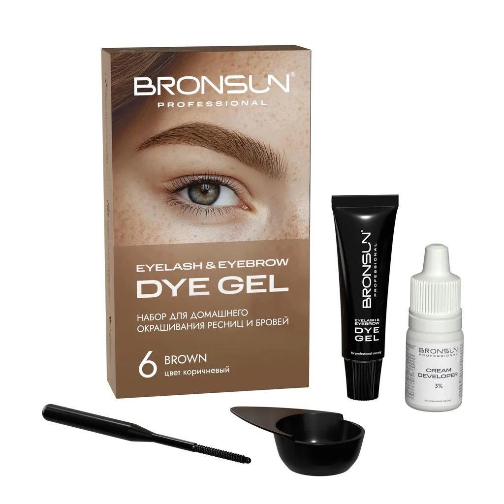Bronsun Eyelash and Eyebrow Dyeing and Eyebrow Home Dye Kit - Image 4