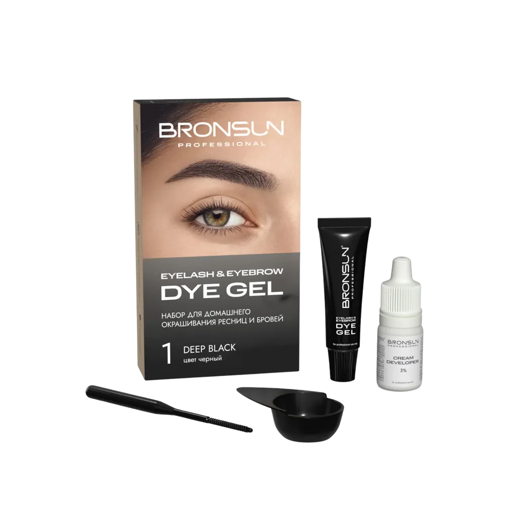 Bronsun Eyelash and Eyebrow Dyeing and Eyebrow Home Dye Kit - Image 7