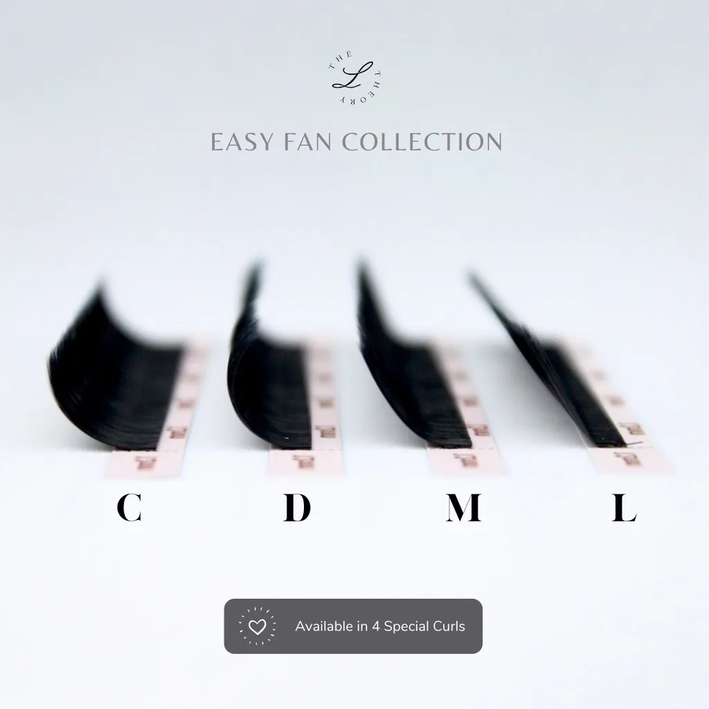 C/D/M/L Easy Fan Collection Camellia Auto Blooming Auto Fan Eyelash For Professionals Eyelash Extension - Image 5