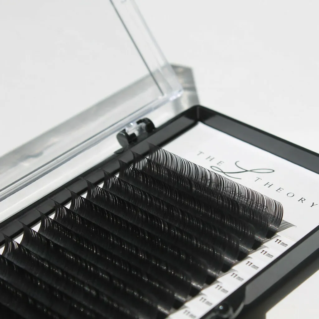 CC Curl Korea Faux Mink Individual Eyelash Lashes For Professionals Soft Mink Eyelash Extension (16 Lines) The L Theory - Image 4