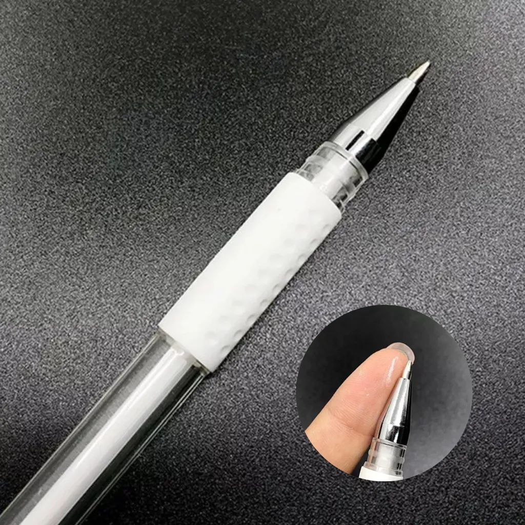 White Brow Precision Pen for Eyebrow Mapping, Microblading, Eyebrow Tattoo String - Image 3