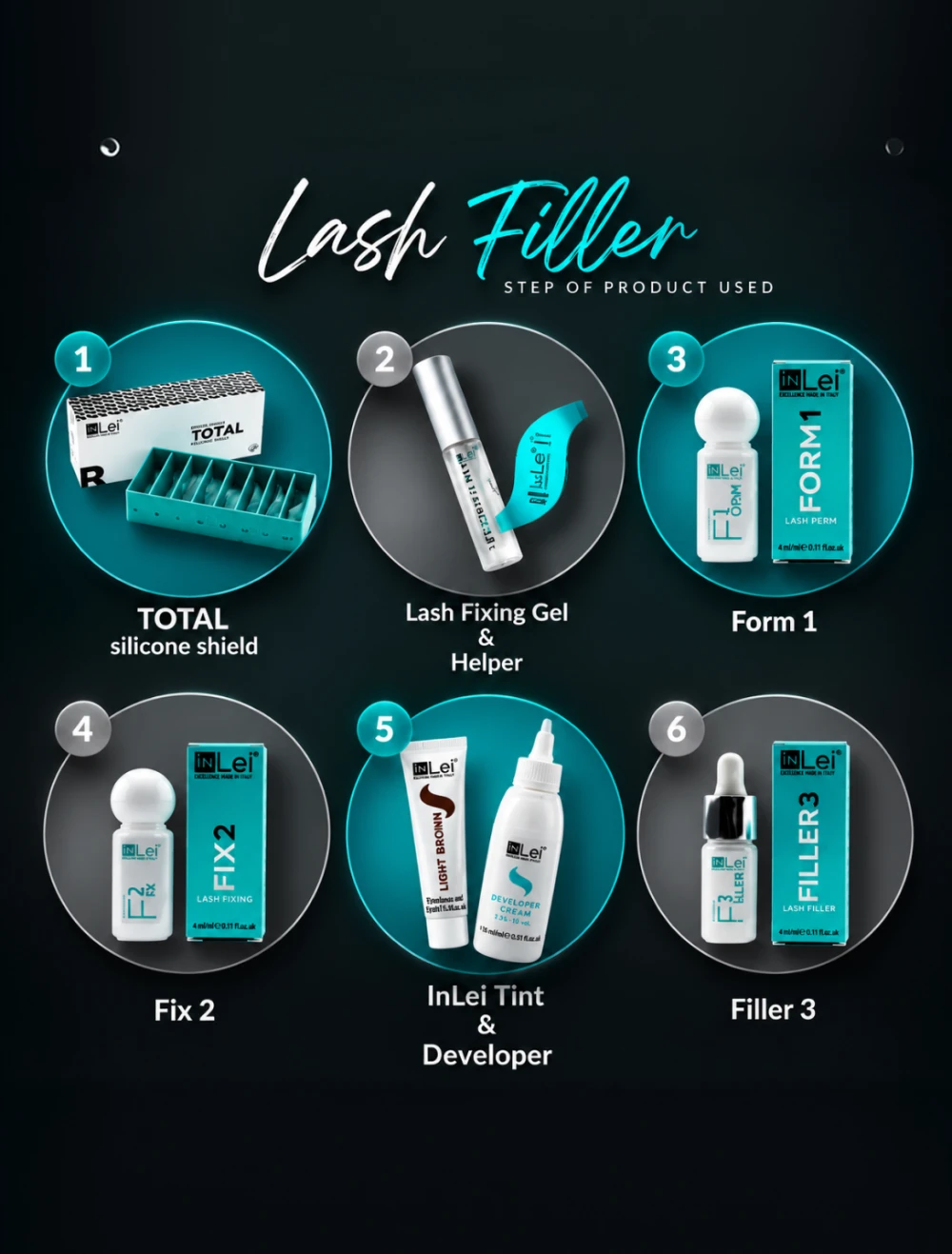 INLEI LASH LIFT FILLER "SACHETS" (NEW FACE) - Image 2